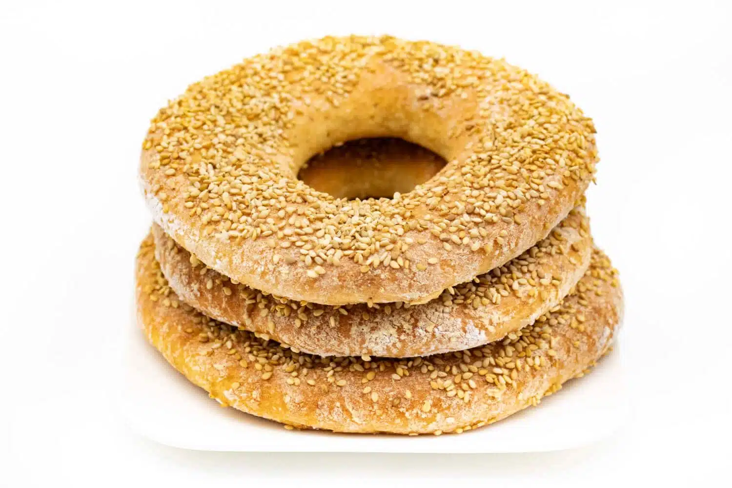 Sesamringe ohne Mehl Rezept