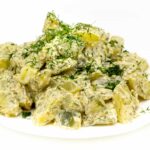 Einfache Schmorgurken mit Frischkäse und Dill Rezept