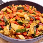 Low Carb Hähnchen Gemüse Pfanne Rezept