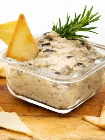 Auberginen Dip selber machen einfach und gesund