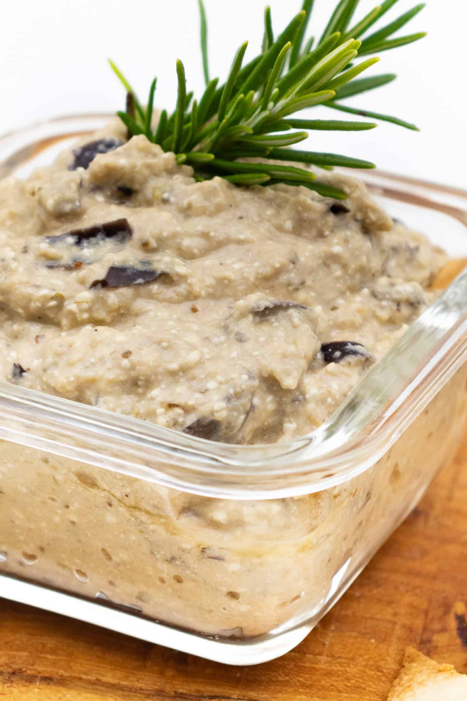 Gesunder Auberginen Dip kalorienarm