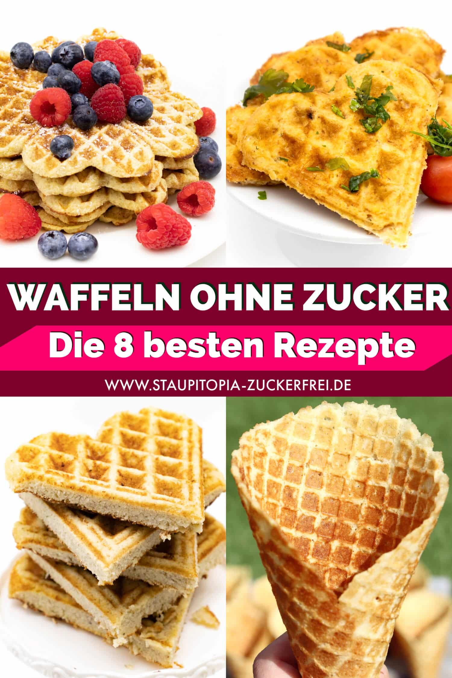 Waffeln ohne Zucker gesunde Rezepte für das Waffeleisen