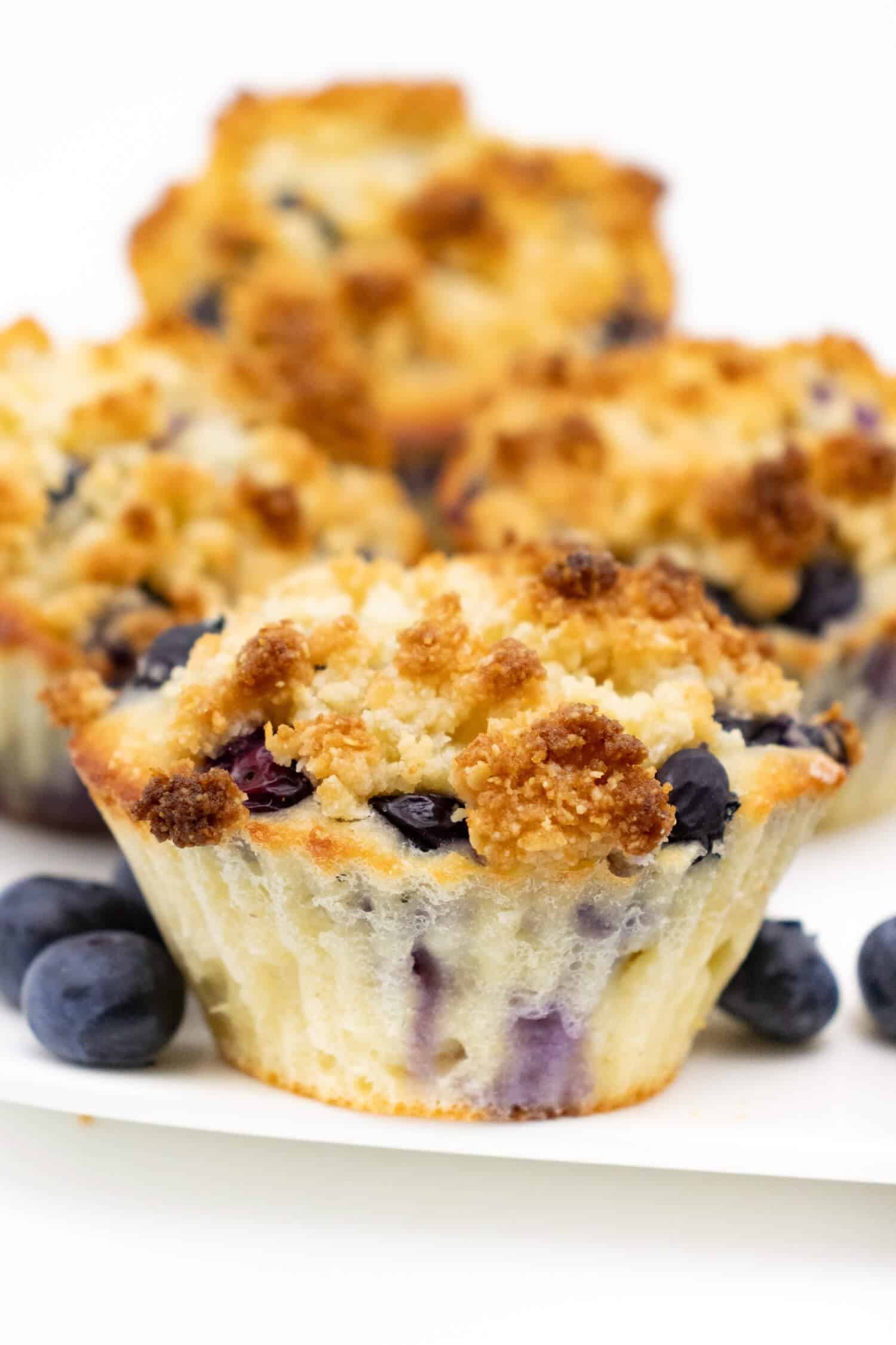 Blaubeer Streusel Muffins schnell und einfach