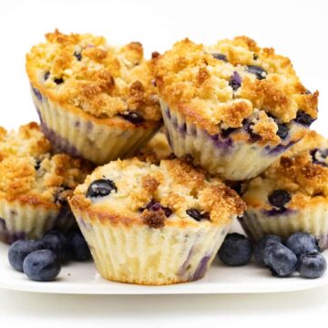 Blaubeermuffins mit Streusel Rezept