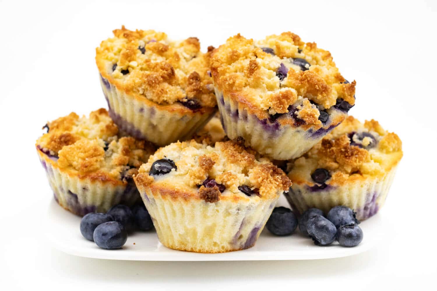 Blaubeermuffins mit Streusel Rezept