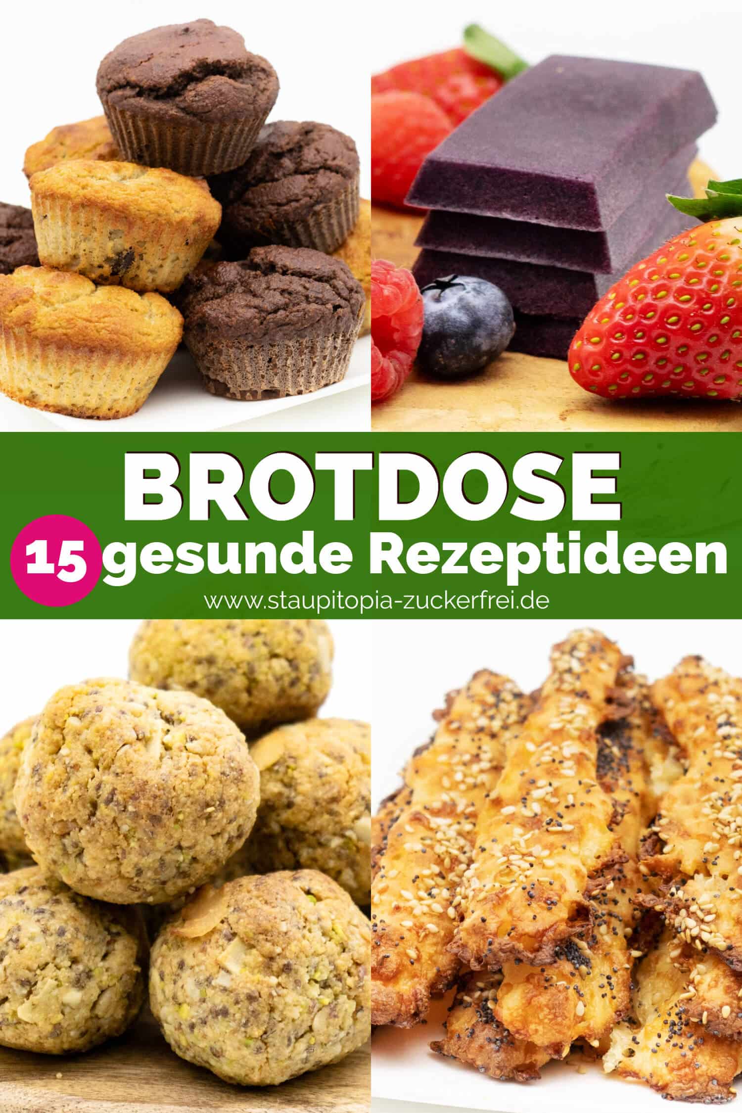 Brotdosen Ideen - gesunde Rezepte ohne Zucker