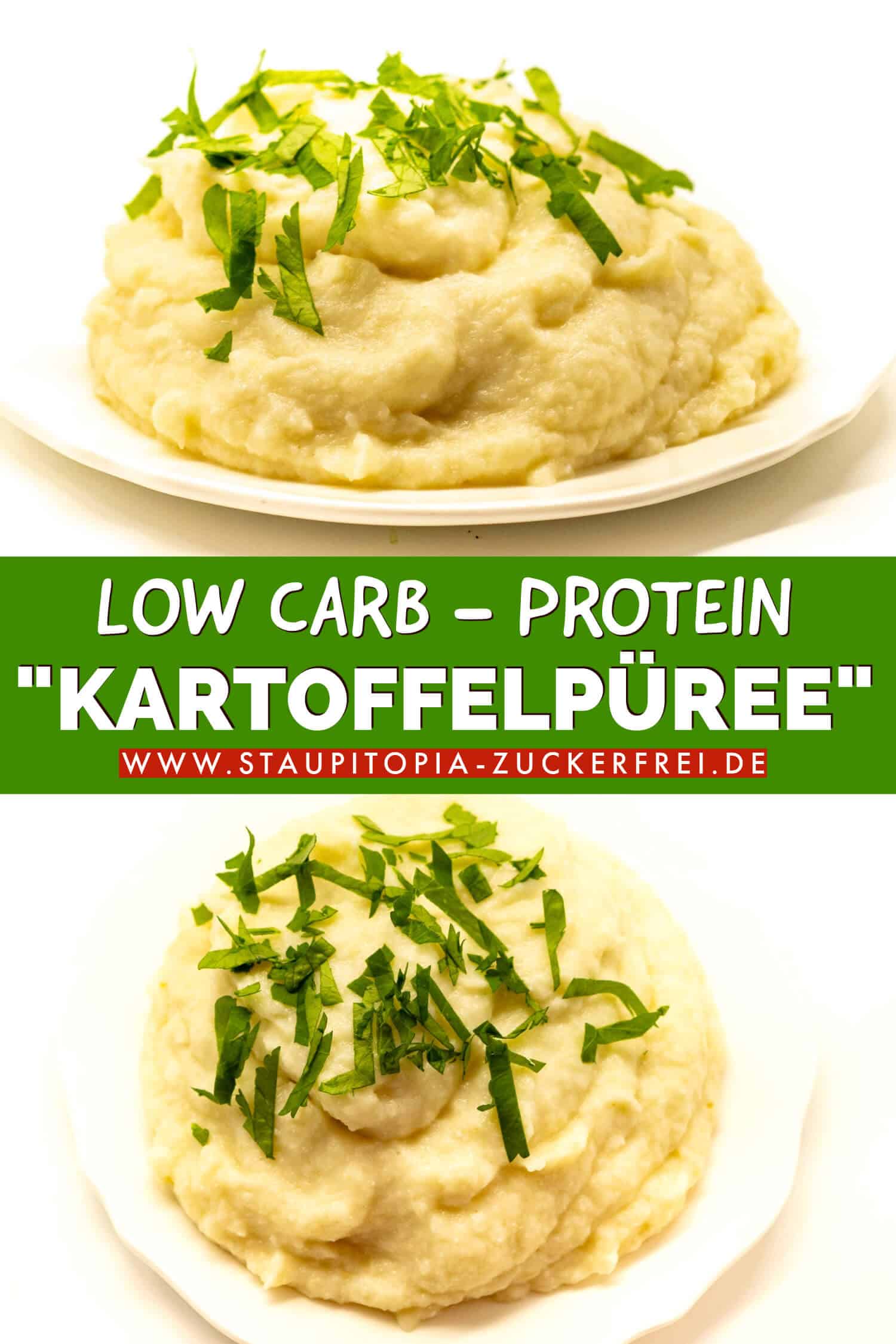 Low Carb Püree Rezept gesund, proteinreich und kalorienarm