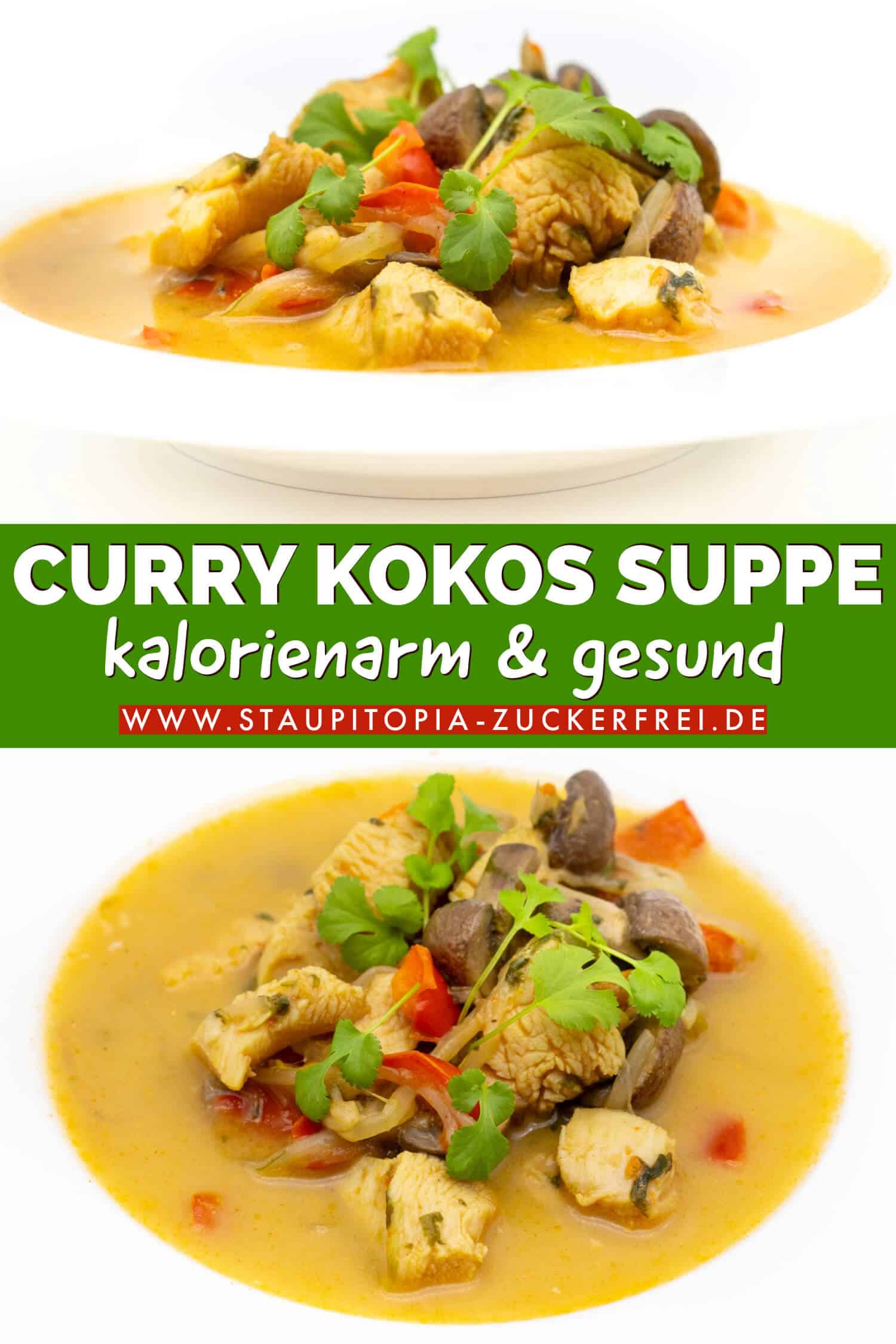 Low Carb Curry Kokos Suppe Rezept