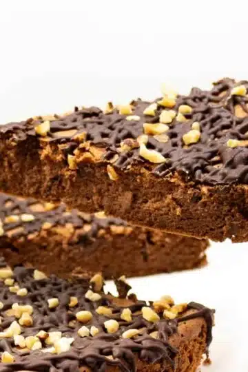 Nougat Kuchen ohne Zucker