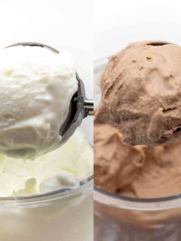 Kalorienarmes Eis mit der Ninja Creami Rezept ohne Zucker