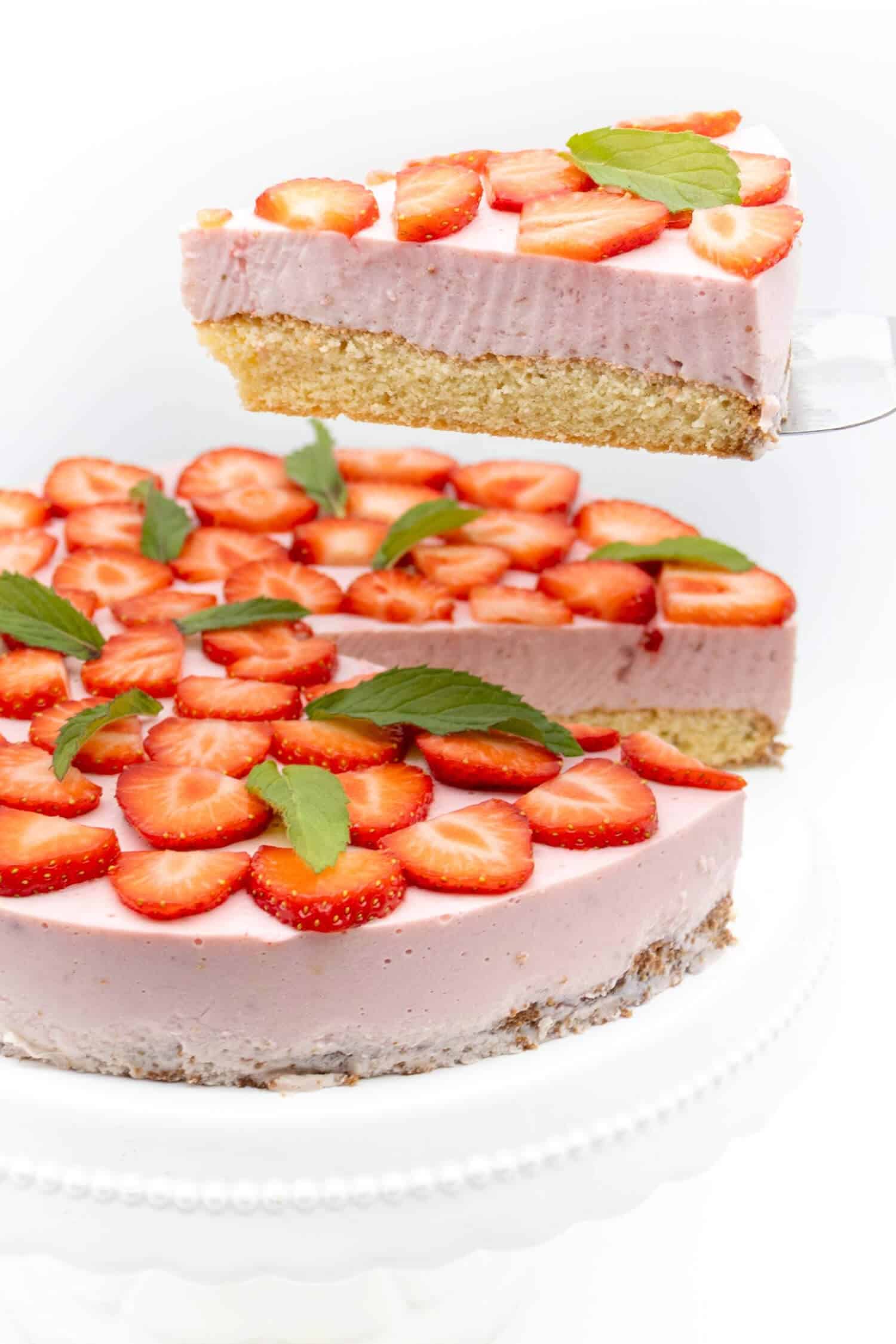 Low Carb Erdbeertorte ohne Zucker