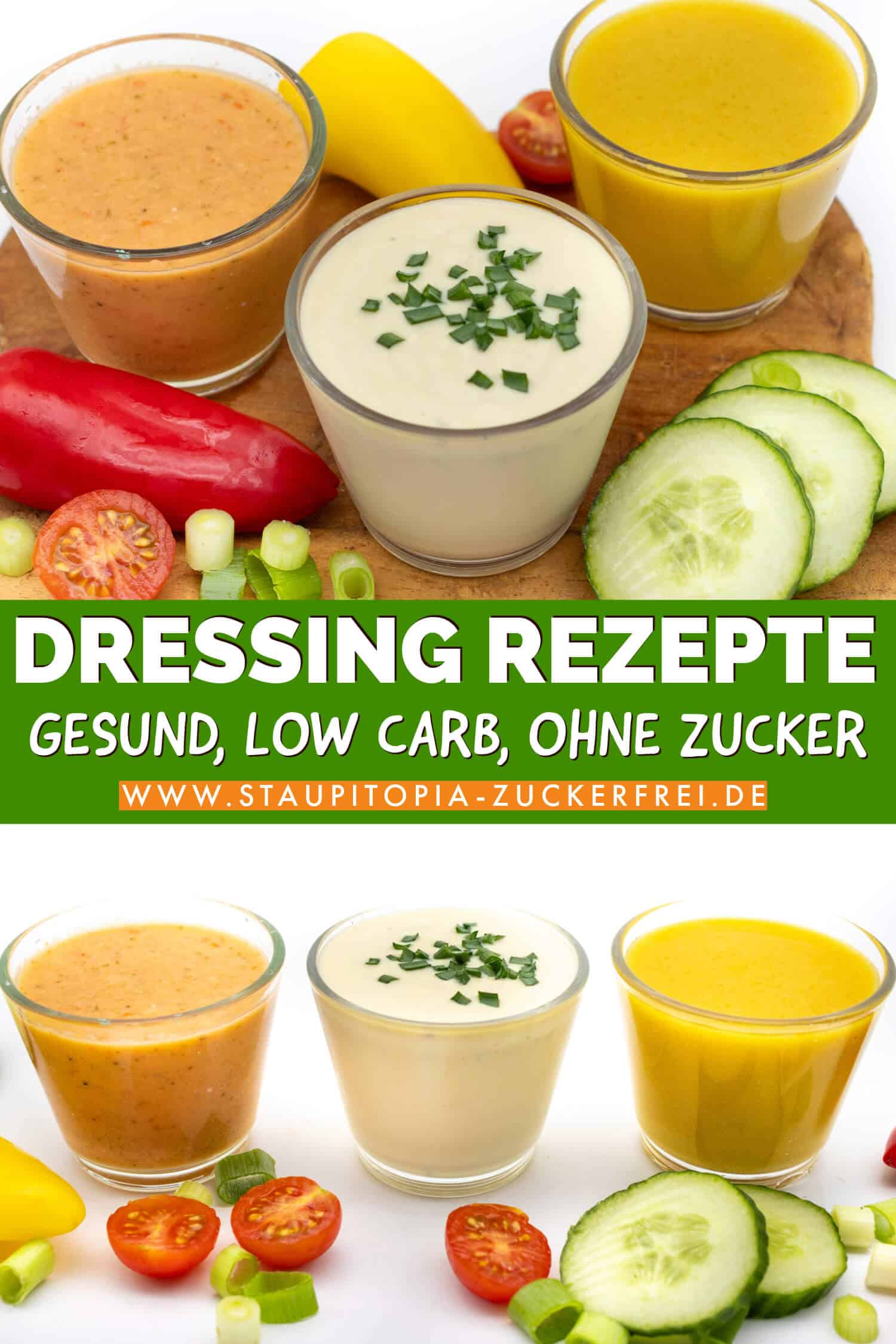 Low Carb Dressing ohne Zucker selber machen - 3 gesunde Rezepte