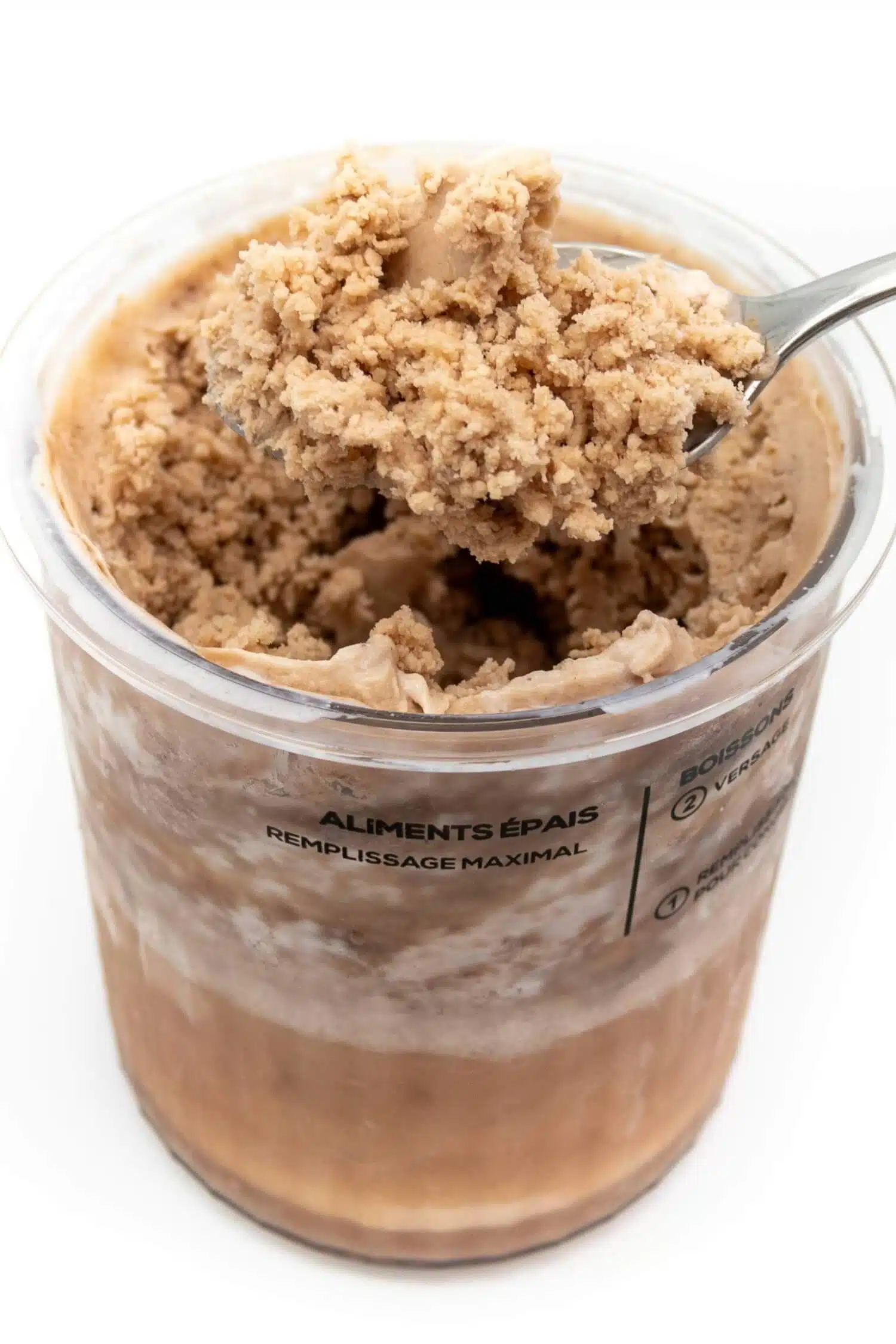 Eis mit Proteinpulver selber machen mit Eismaschine