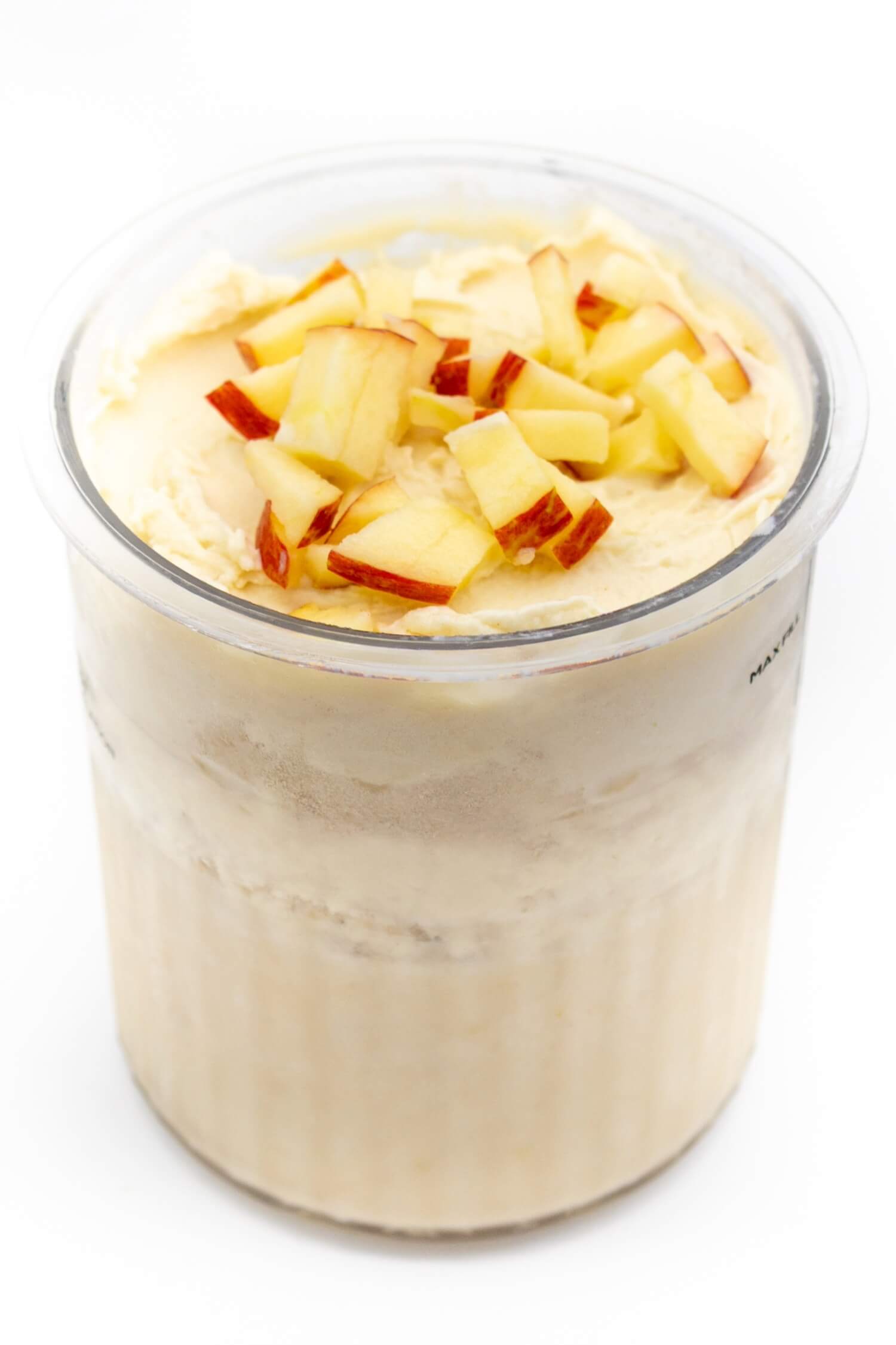 Apfel Eis Rezept mit Eismaschine