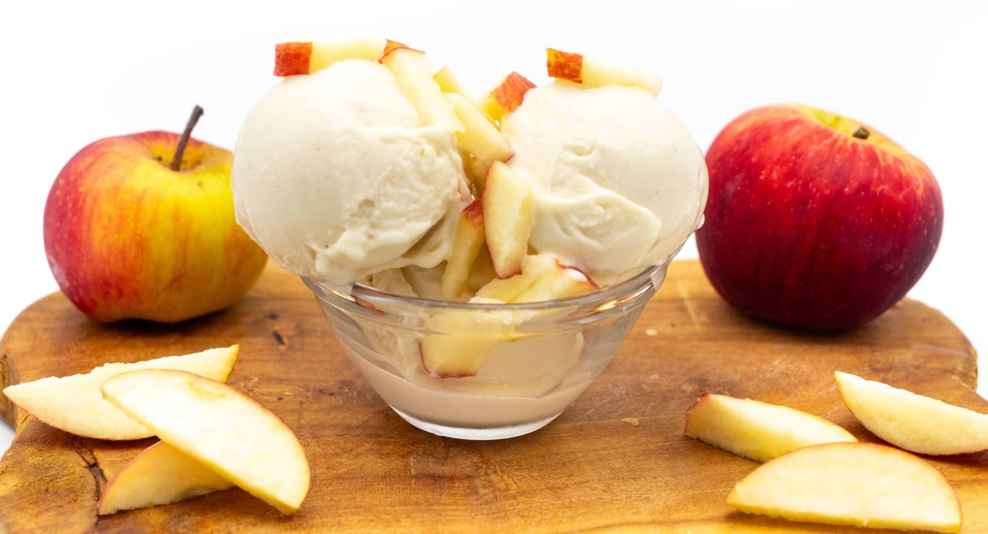 Apfeleis ohne Zucker Ninja Creami Rezept kalorienarm