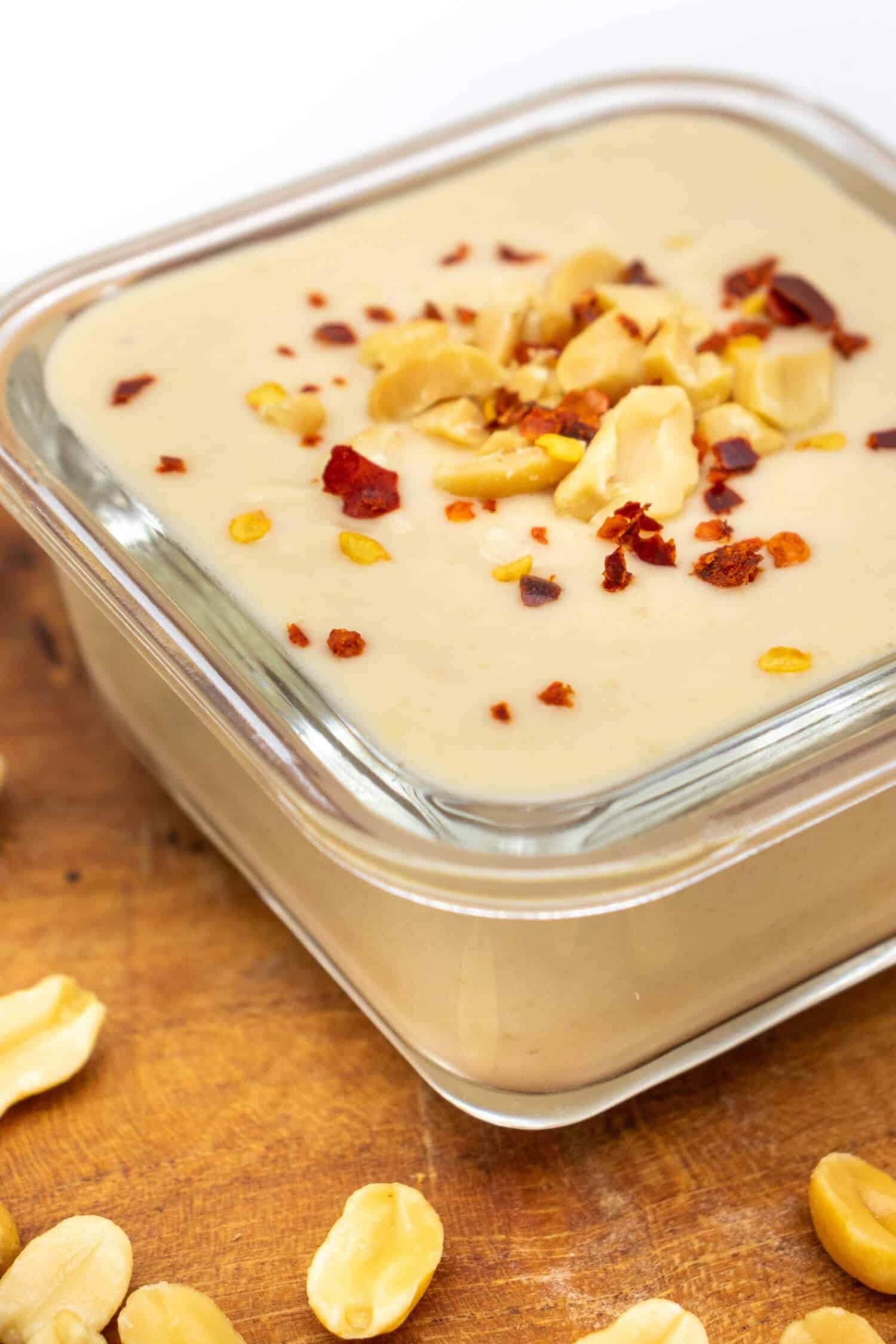 Erdnuss Sauce selber machen schnell und gesund