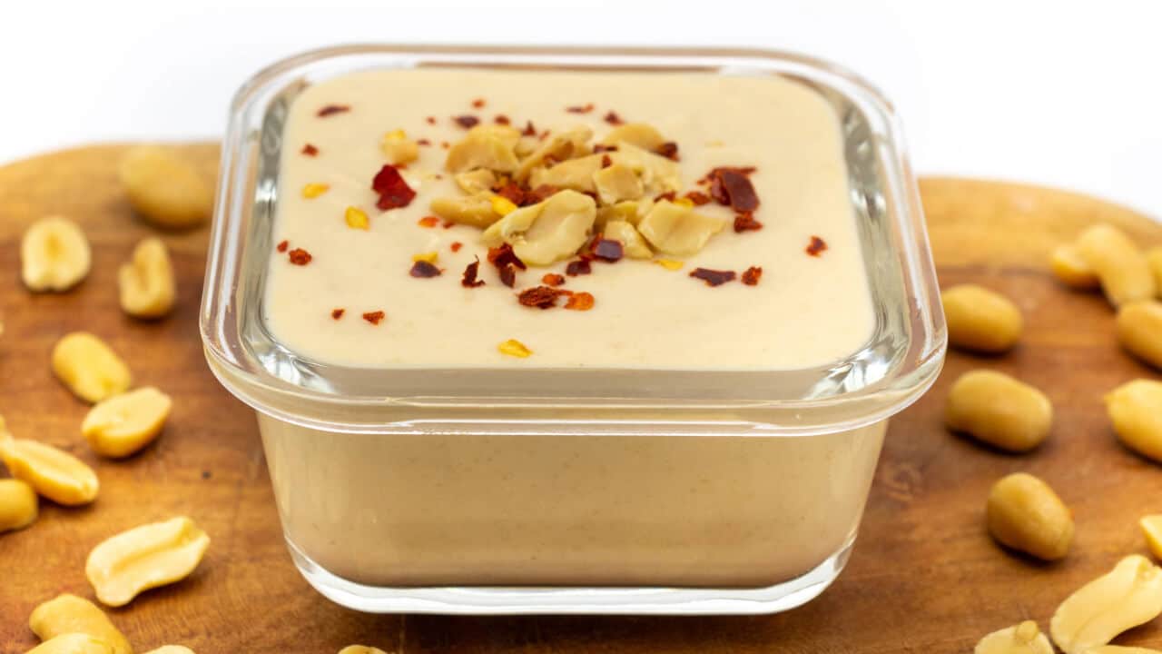 Erdnusssauce selber machen einfaches Rezept ohne Zucker