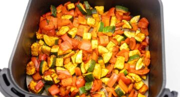 Gemüse im Airfryer Schritt 6