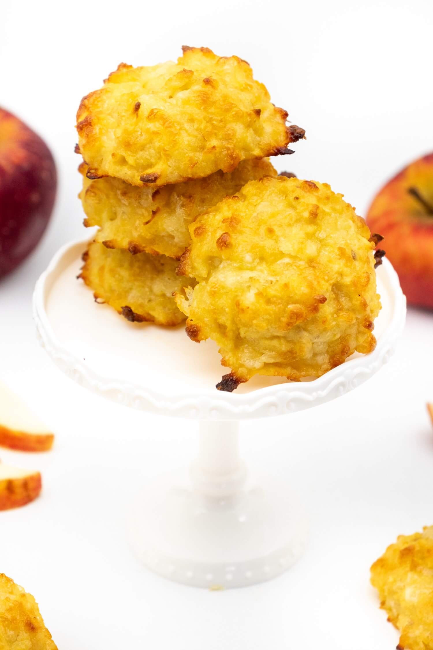 Gesunde Apfel Bällchen mit Mozzarella