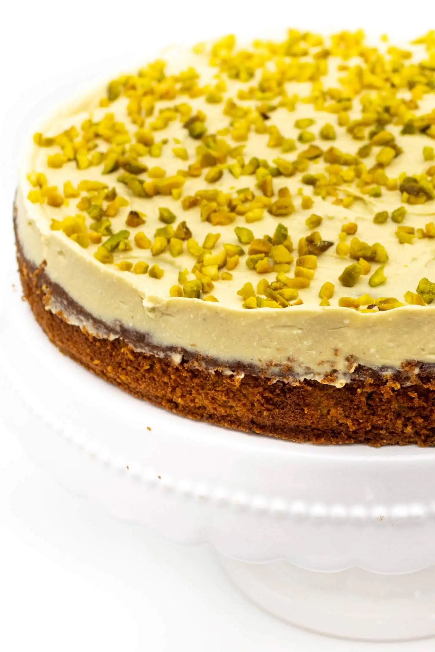 Gesunder Pistazienkuchen ohne Zucker