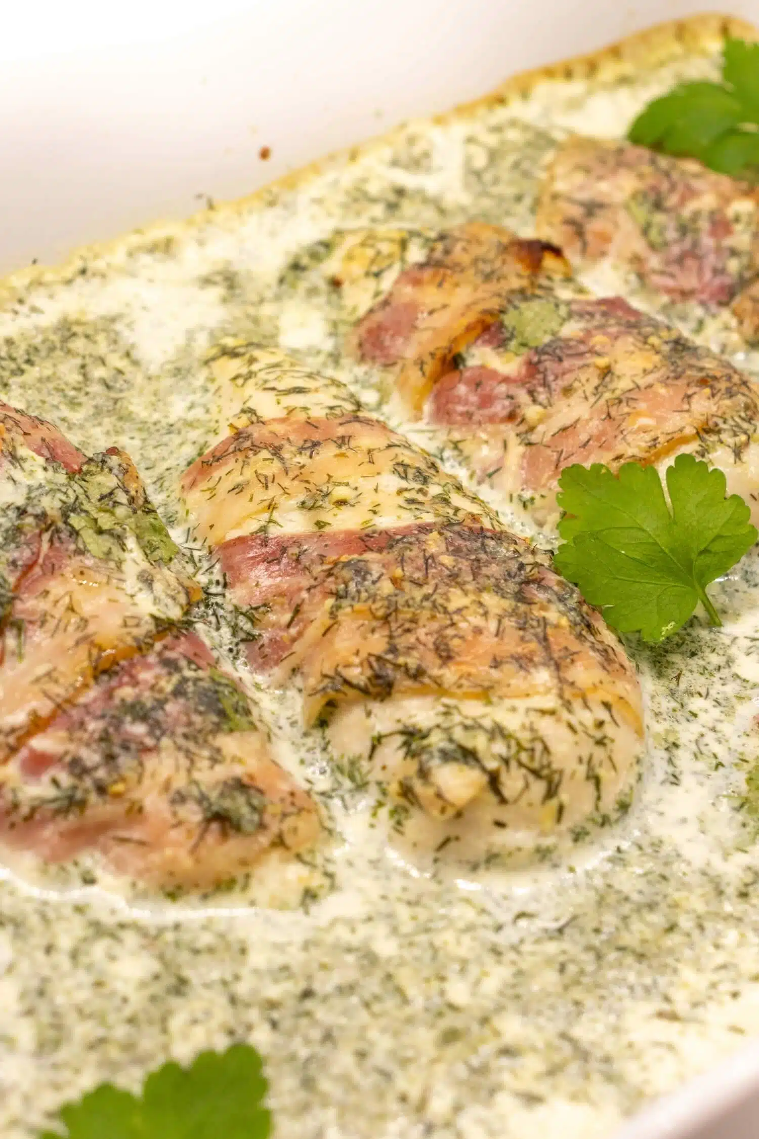 Hähnchen im Backofen mit Soße Low Carb Rezept