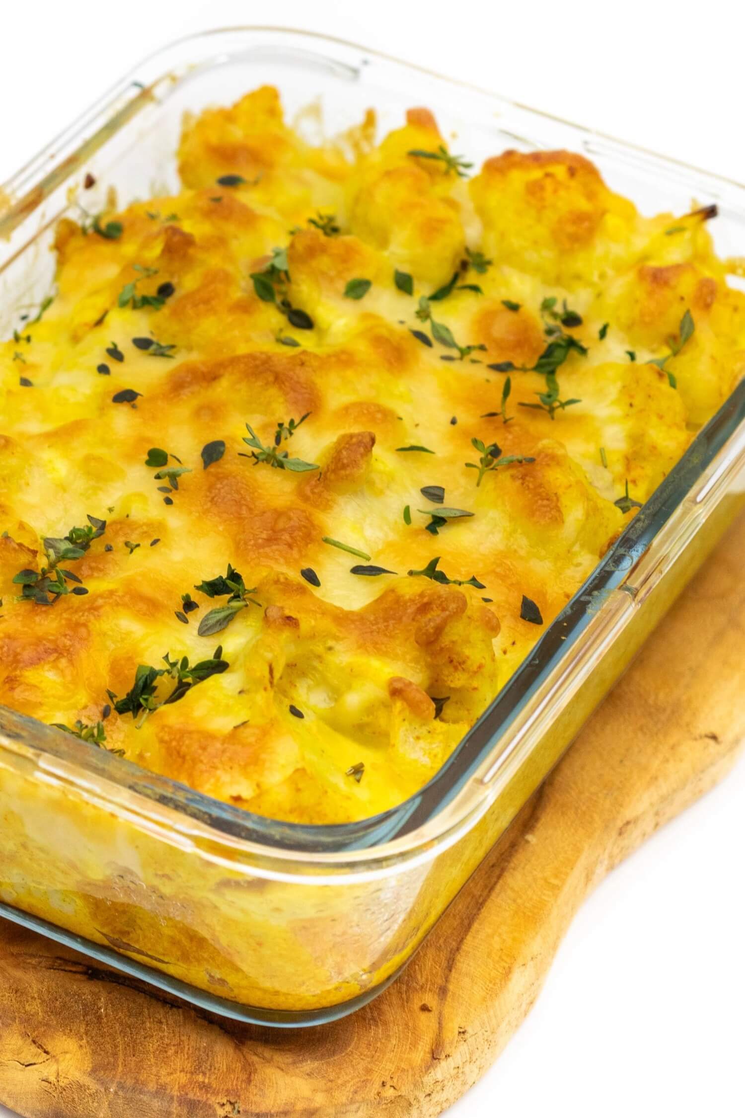 Kalorienarmer Blumenkohlauflauf Low Carb