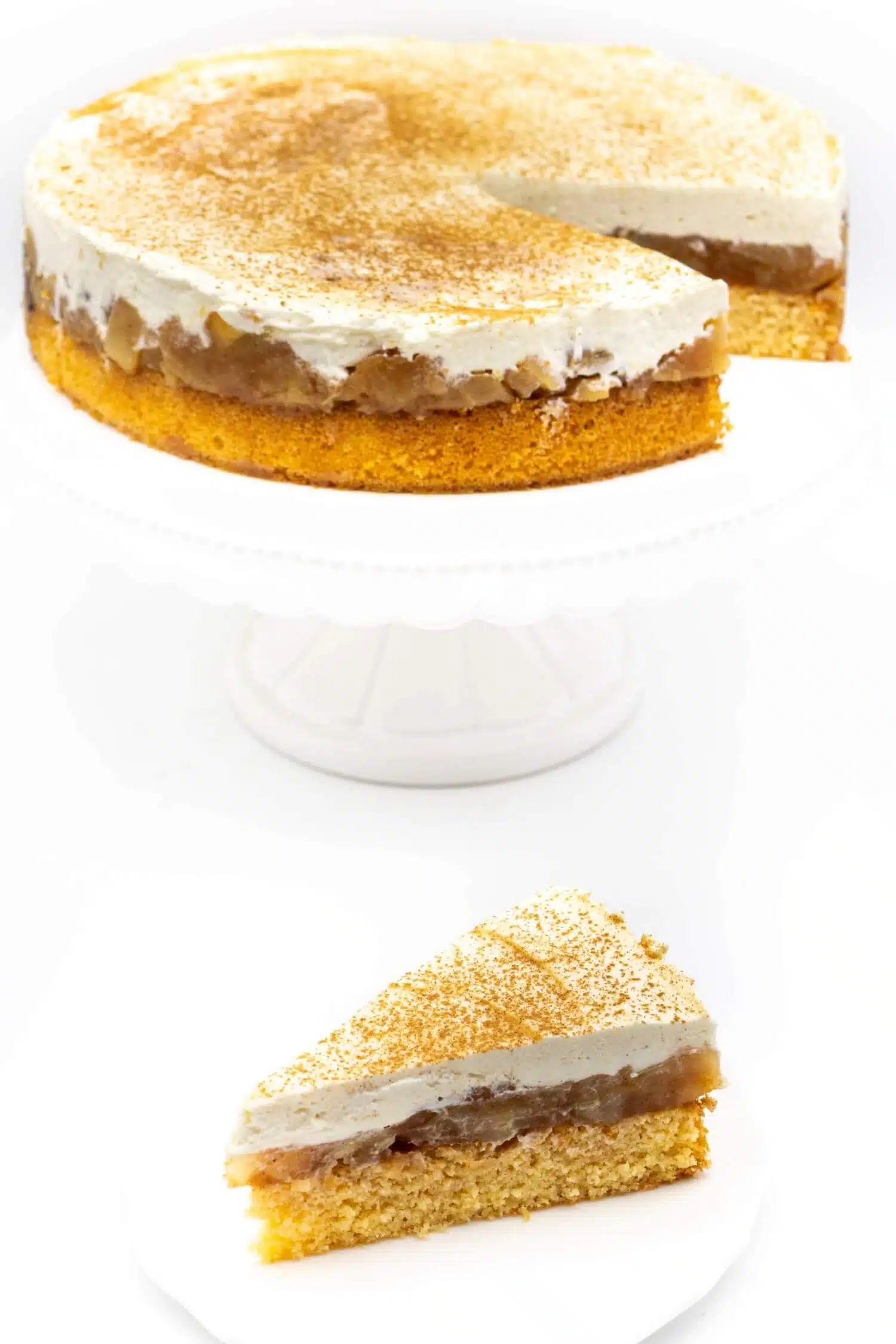 Low Carb Apfeltorte ohne Mehl