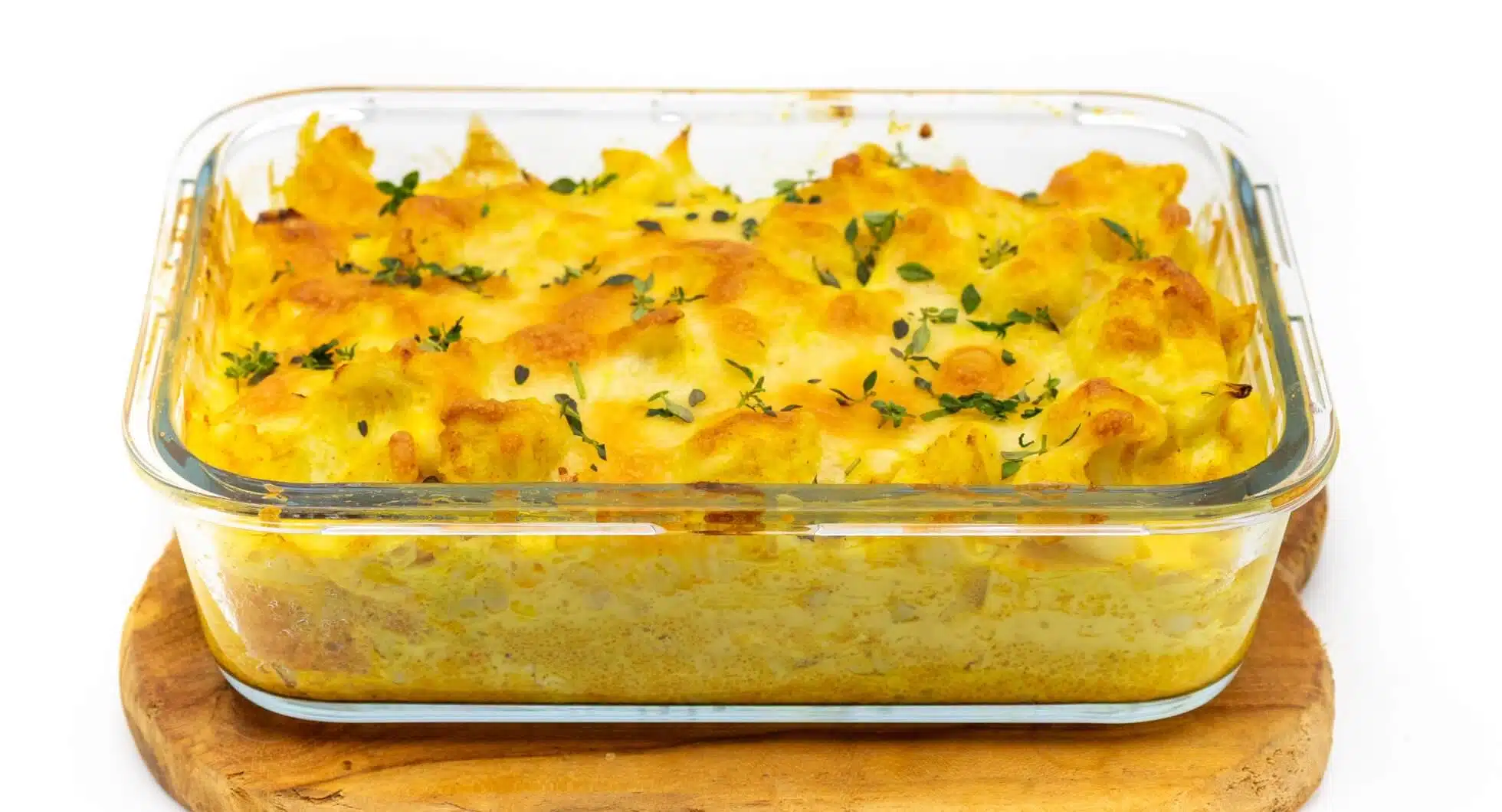 Low Carb Blumenkohlauflauf kalorienarm und proteinreich Rezept