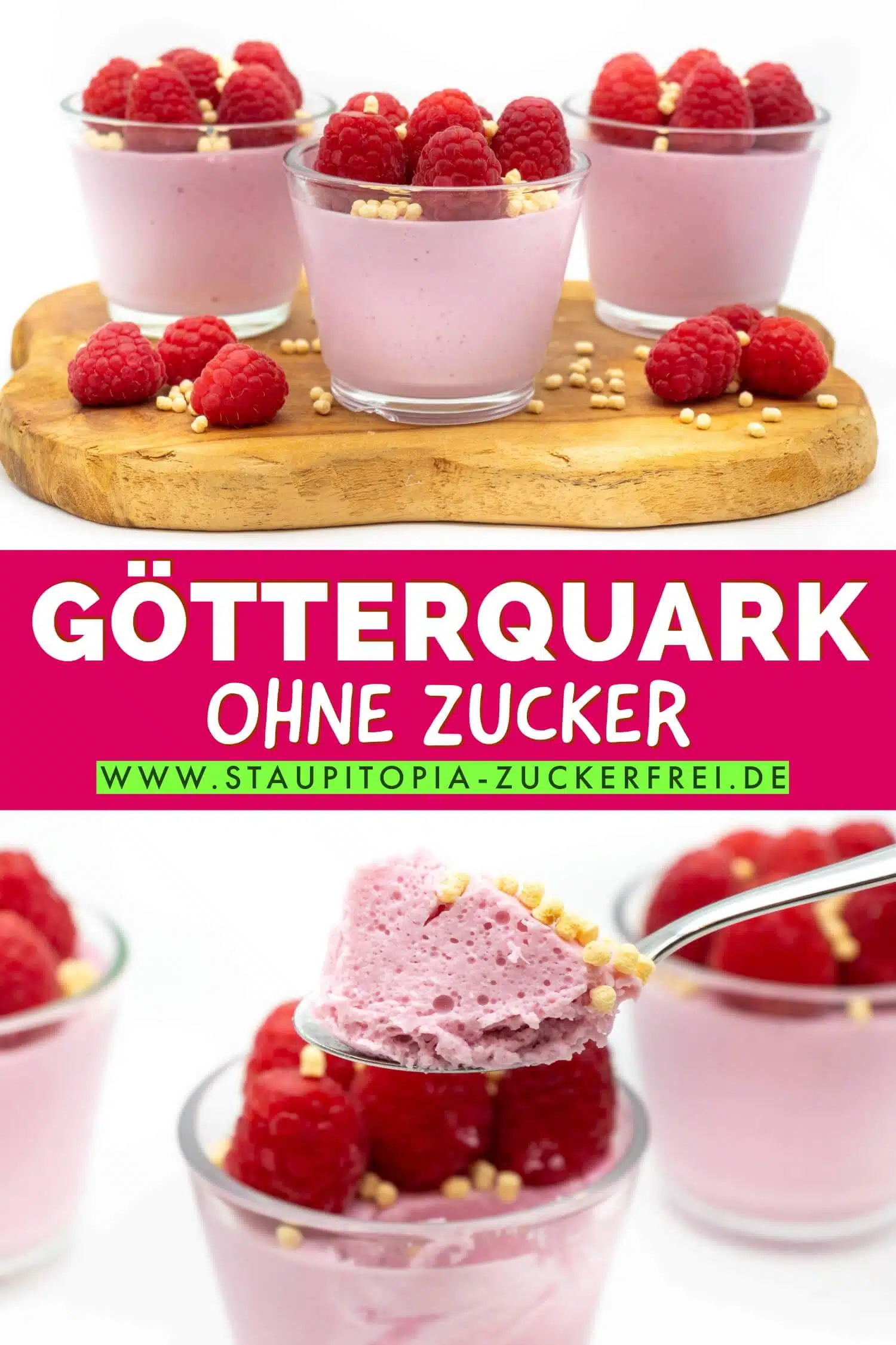 Low Carb Götterquark mit Joghurt Rezept ohne Zucker