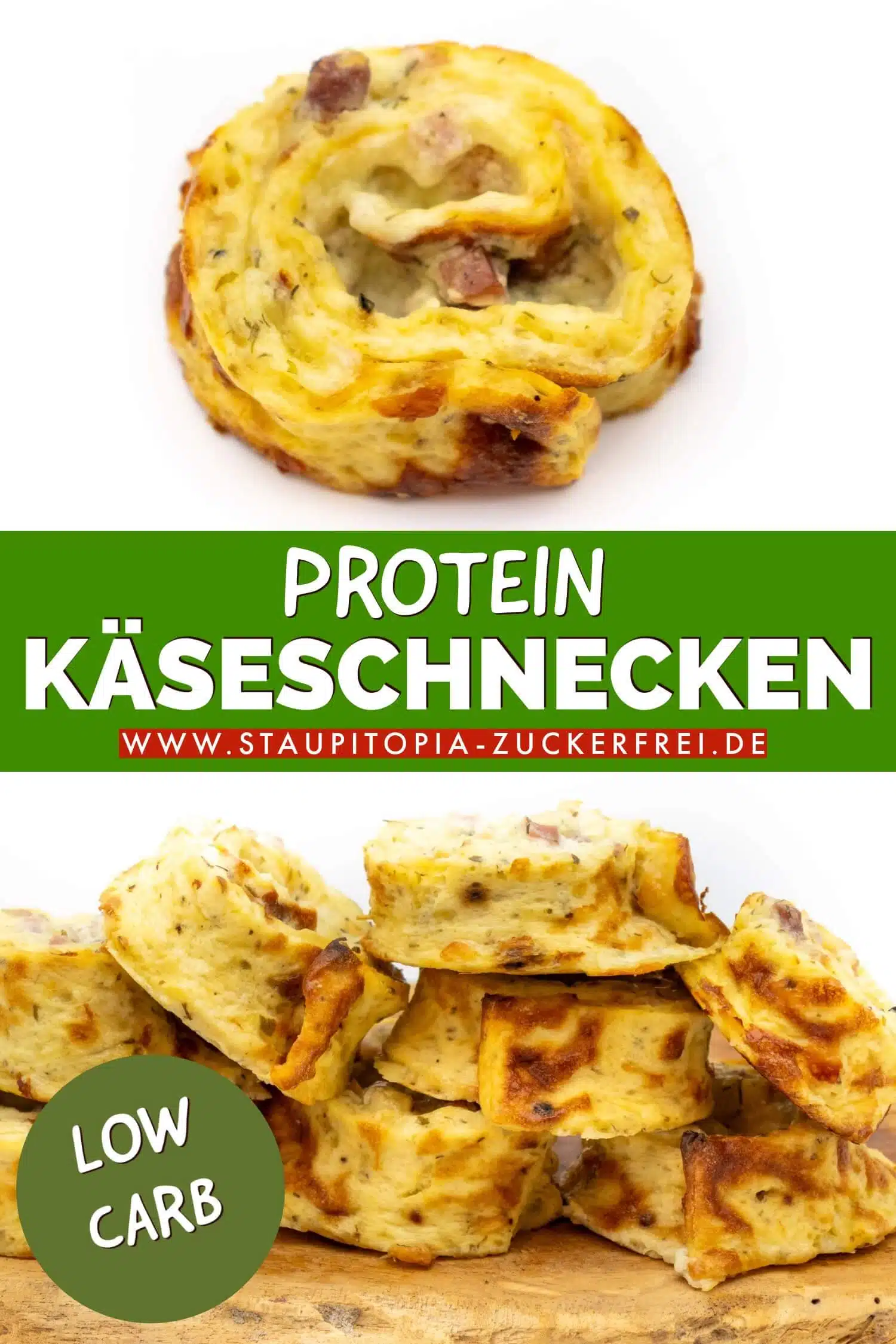 Low Carb Käseschnecken selber machen schnell und einfach