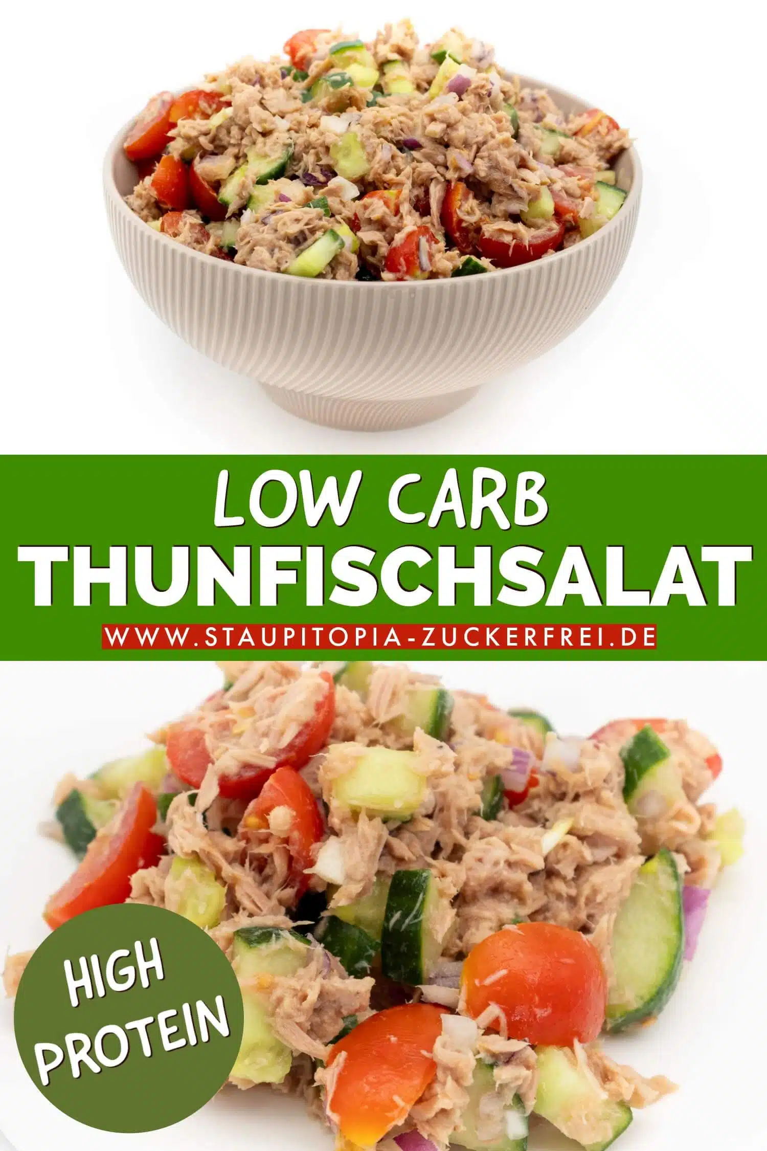 Low Carb Thunfischsalat Protein Fitnesssalat