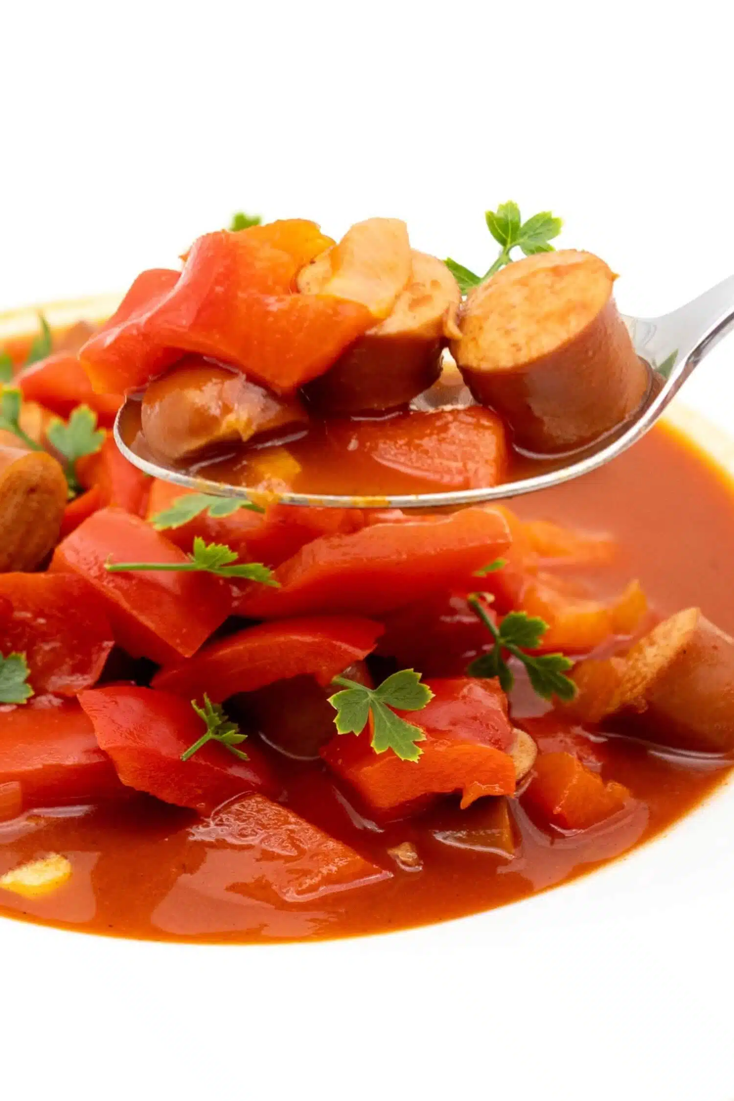 Low Carb Würstchengulasch Rezept