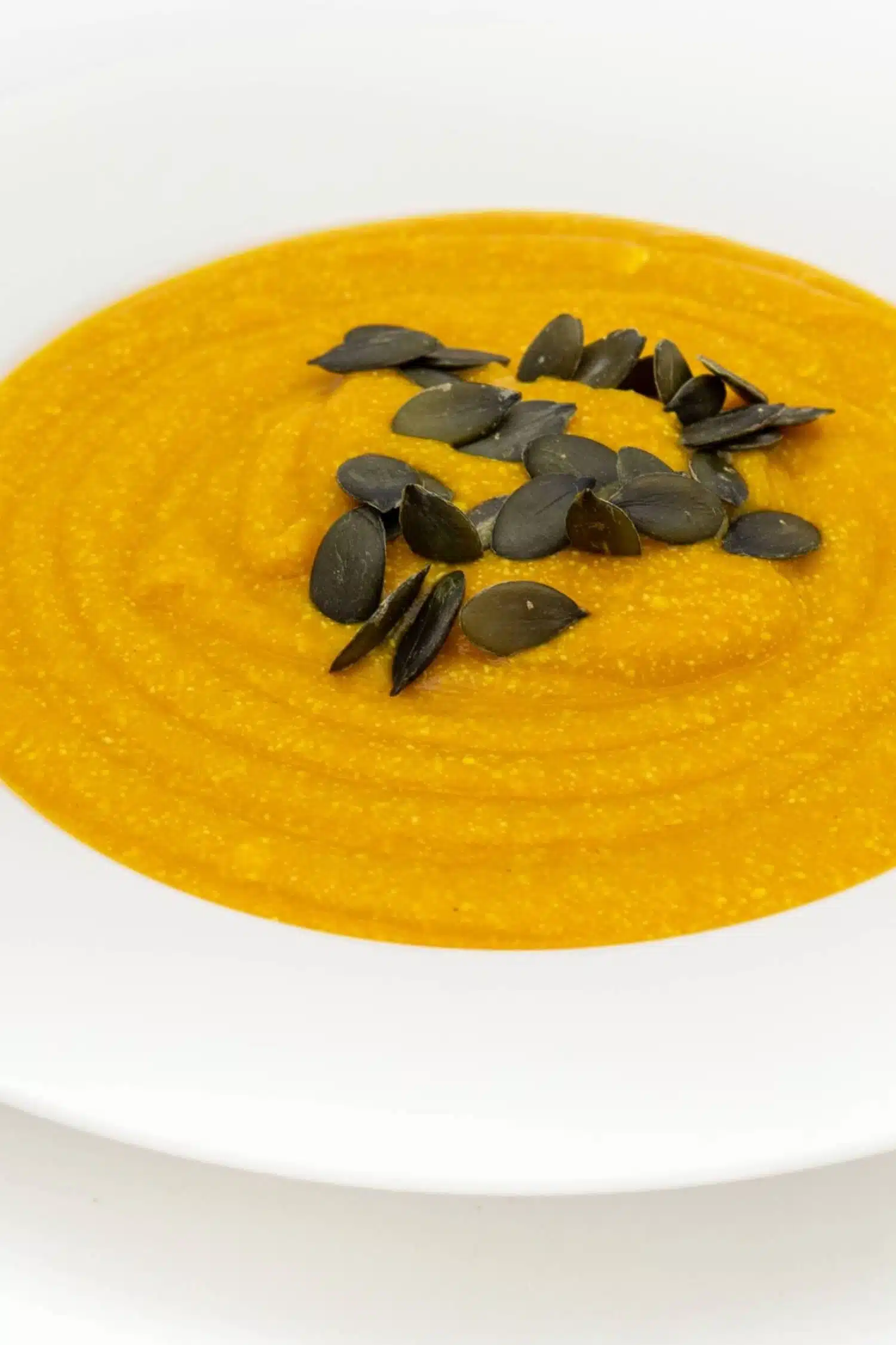 Protein Kürbissuppe mit Hüttenkäse