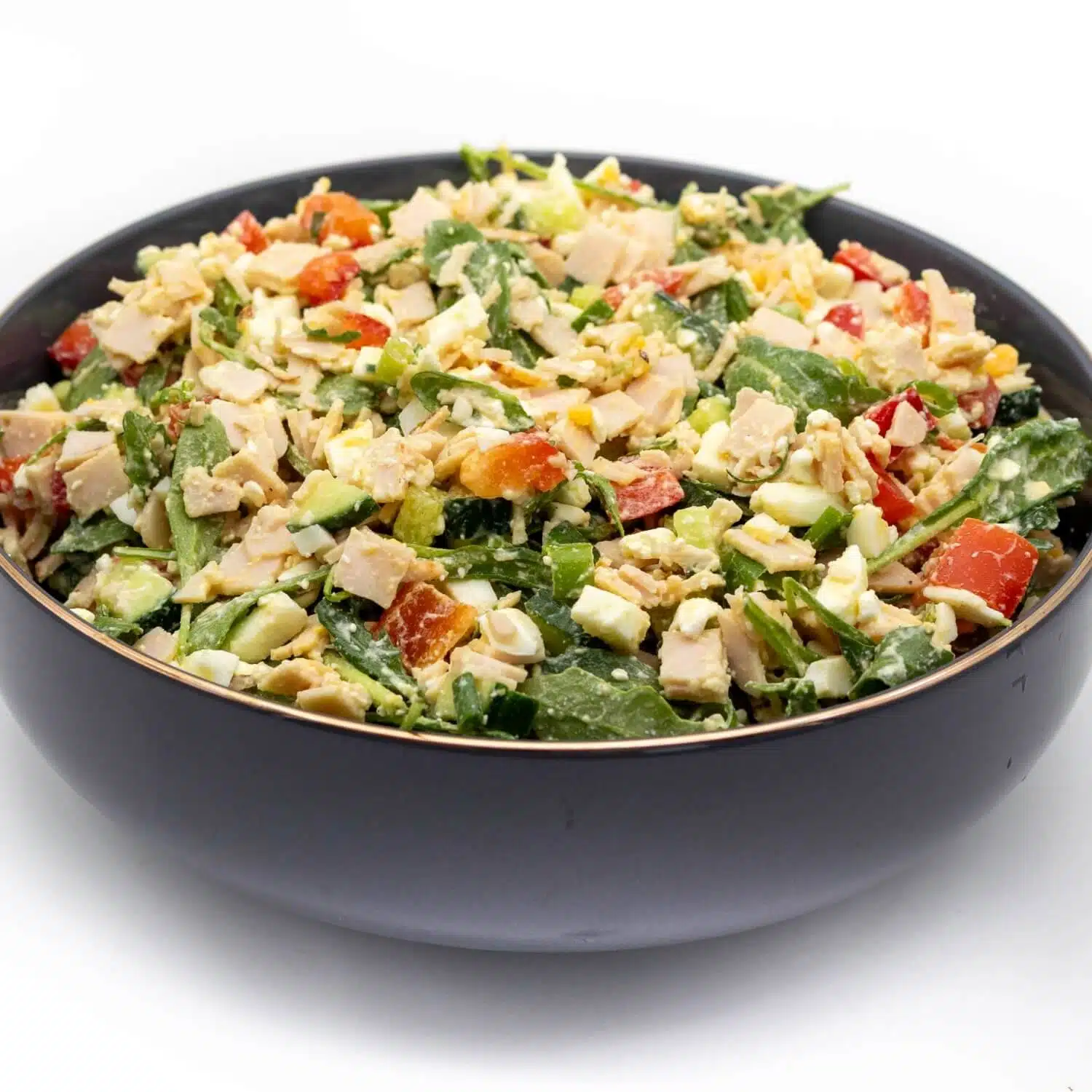 Protein Salat mit Hüttenkäse