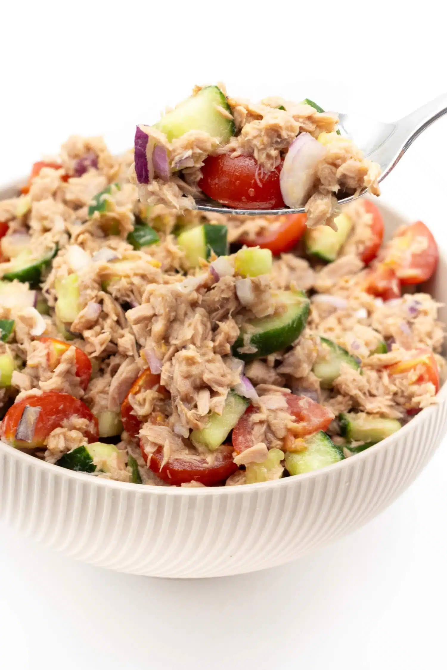 Salat mit Thunfisch einfach und schnell