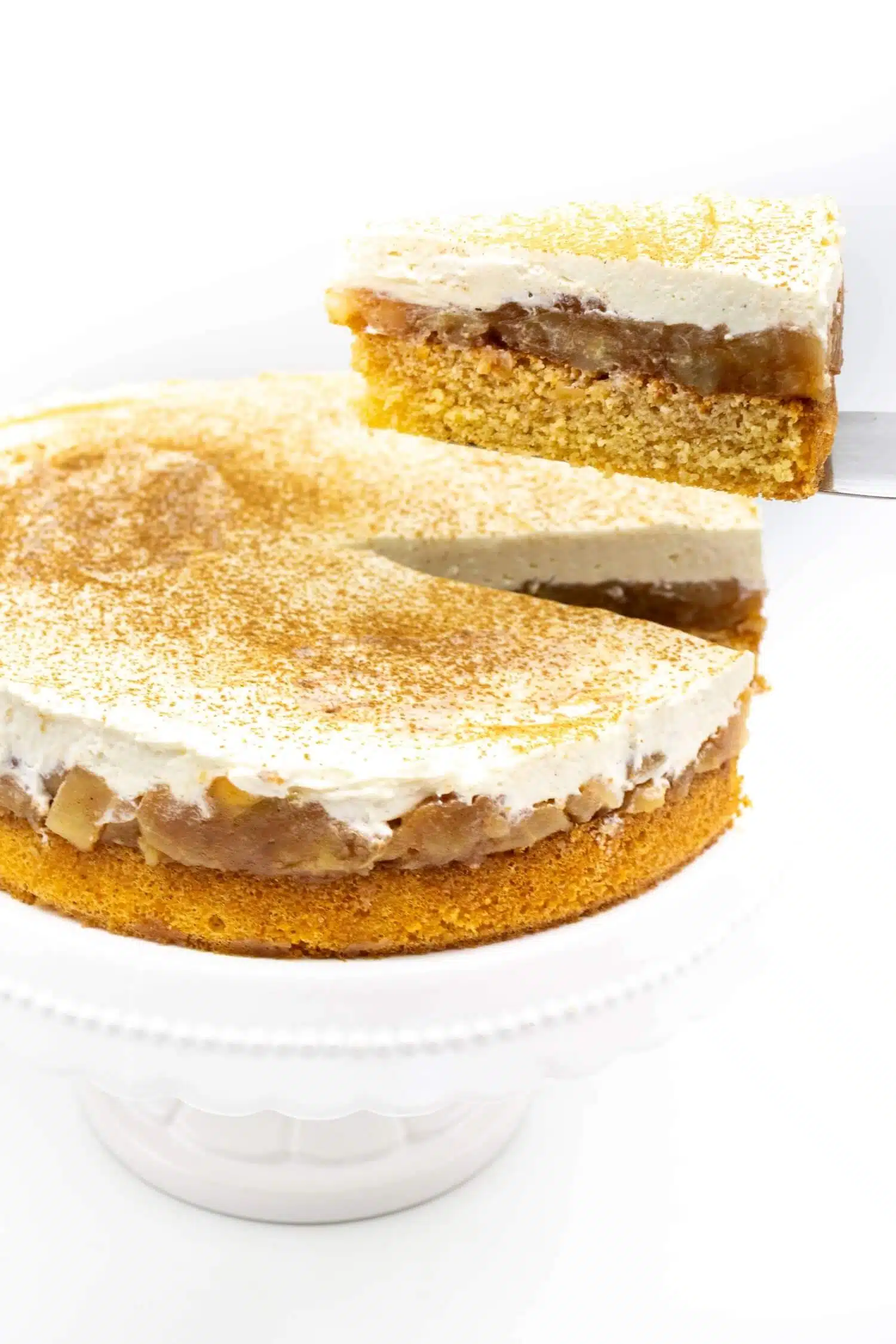 Schwedische Apfeltorte ohne Zucker und Mehl
