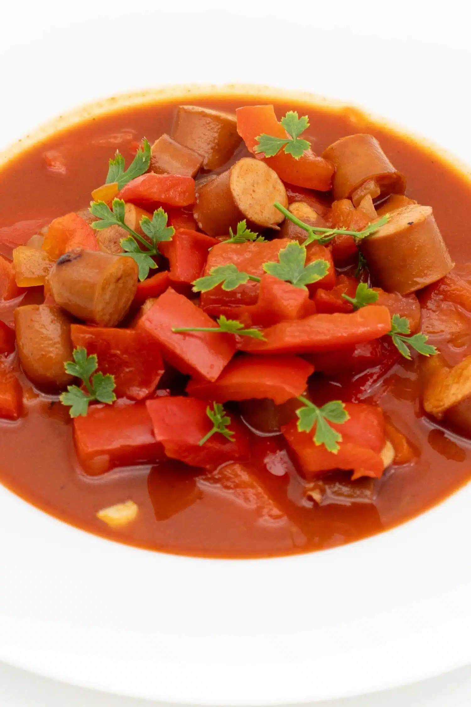 Würstchengulasch Rezept schnell und einfach