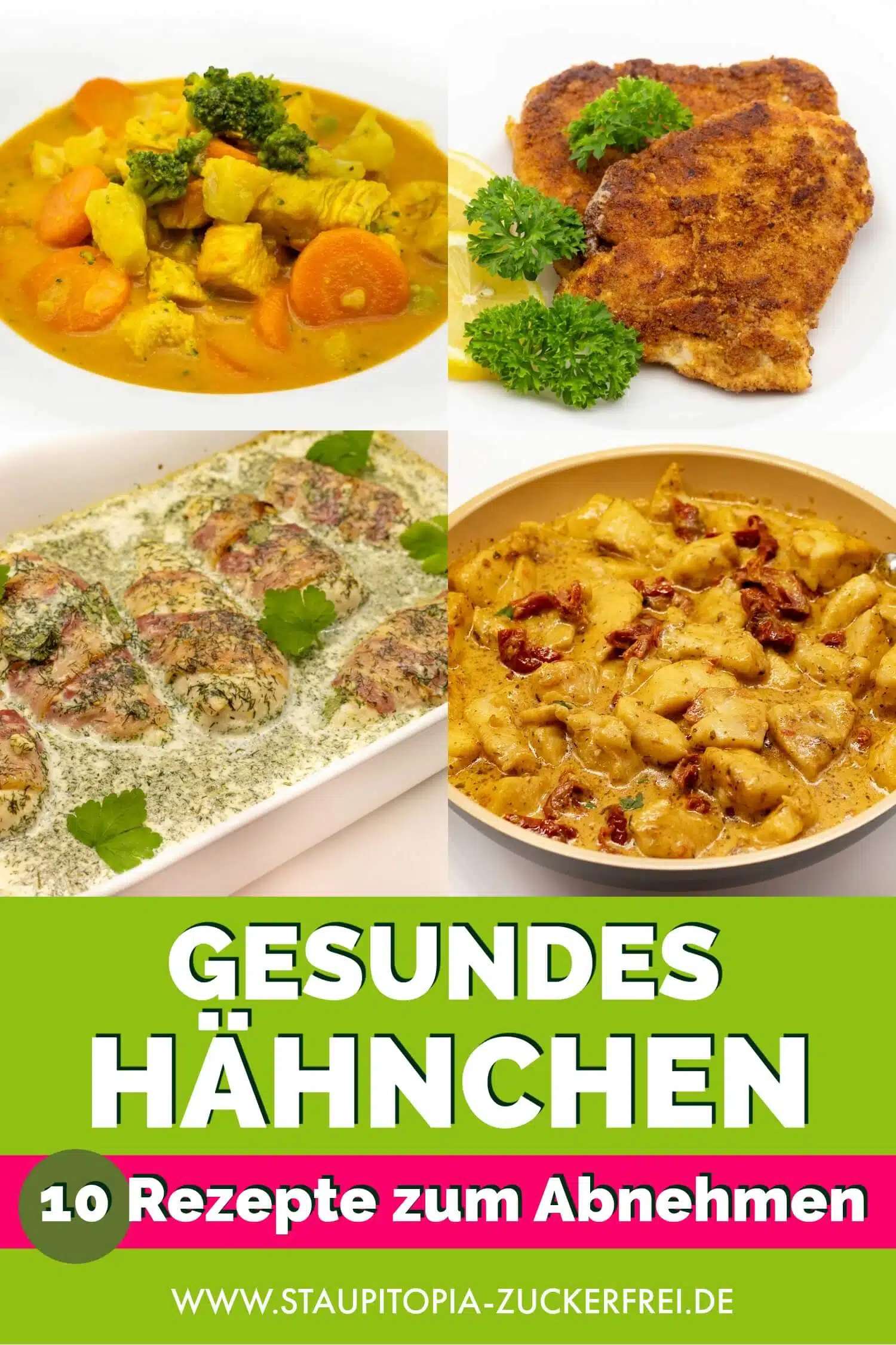 Gesunde Hähnchen Rezepte zum Abnehmen Low Carb