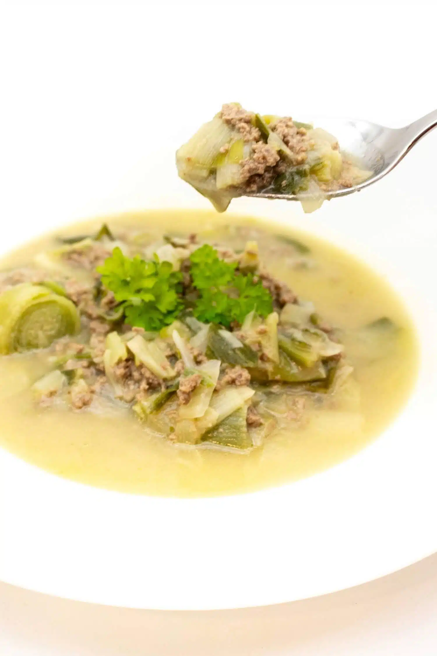 Hüttenkäse Suppe kalorienarm