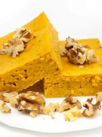 Kalorienarmer Kürbiskuchen ohne Zucker Rezept