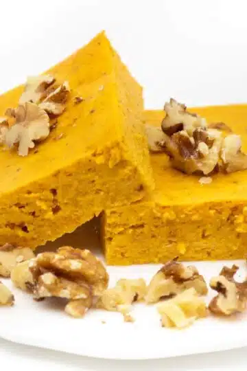 Kalorienarmer Kürbiskuchen ohne Zucker Rezept