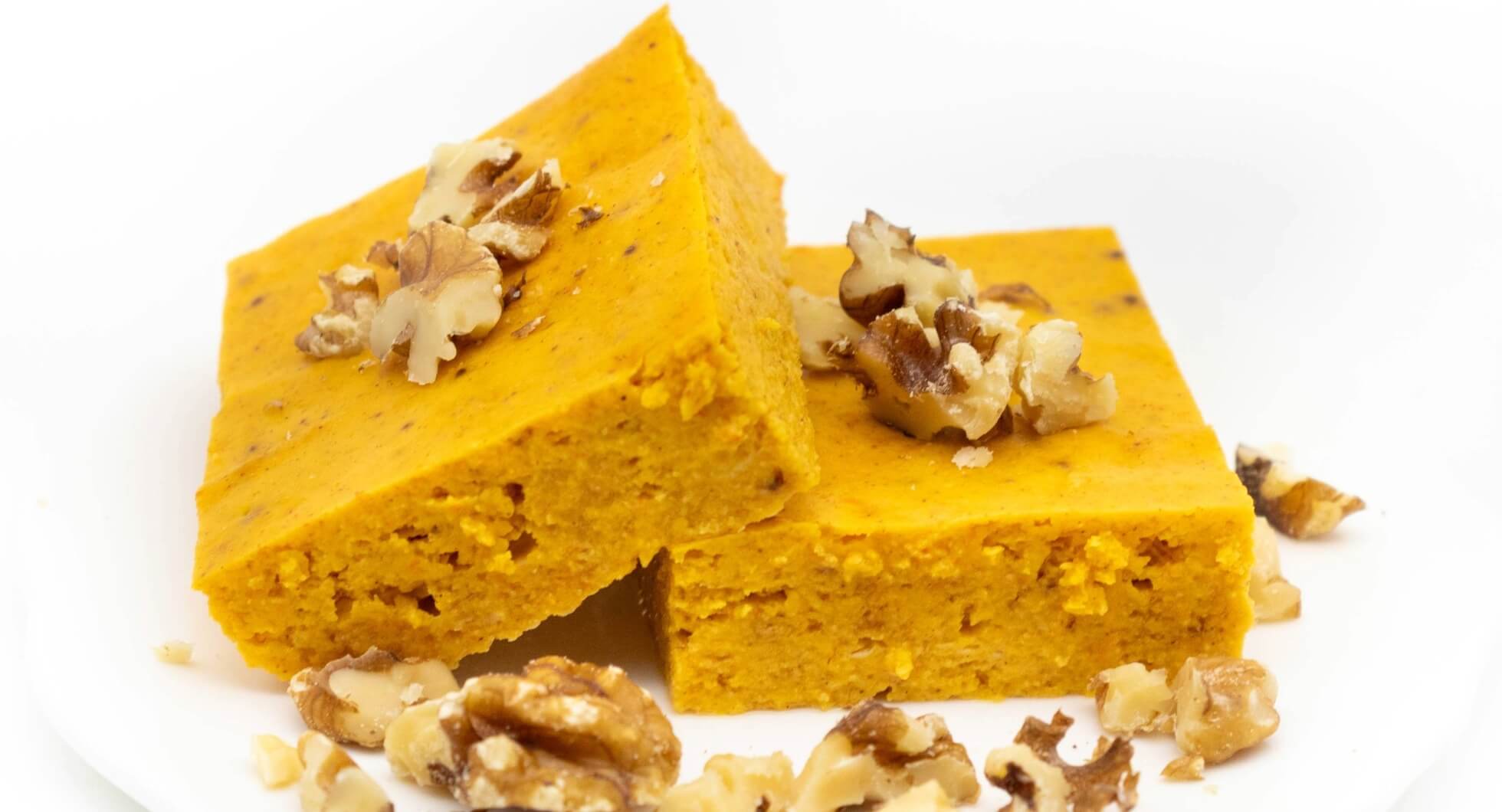 Kalorienarmer Kürbiskuchen ohne Zucker Rezept mit Quark