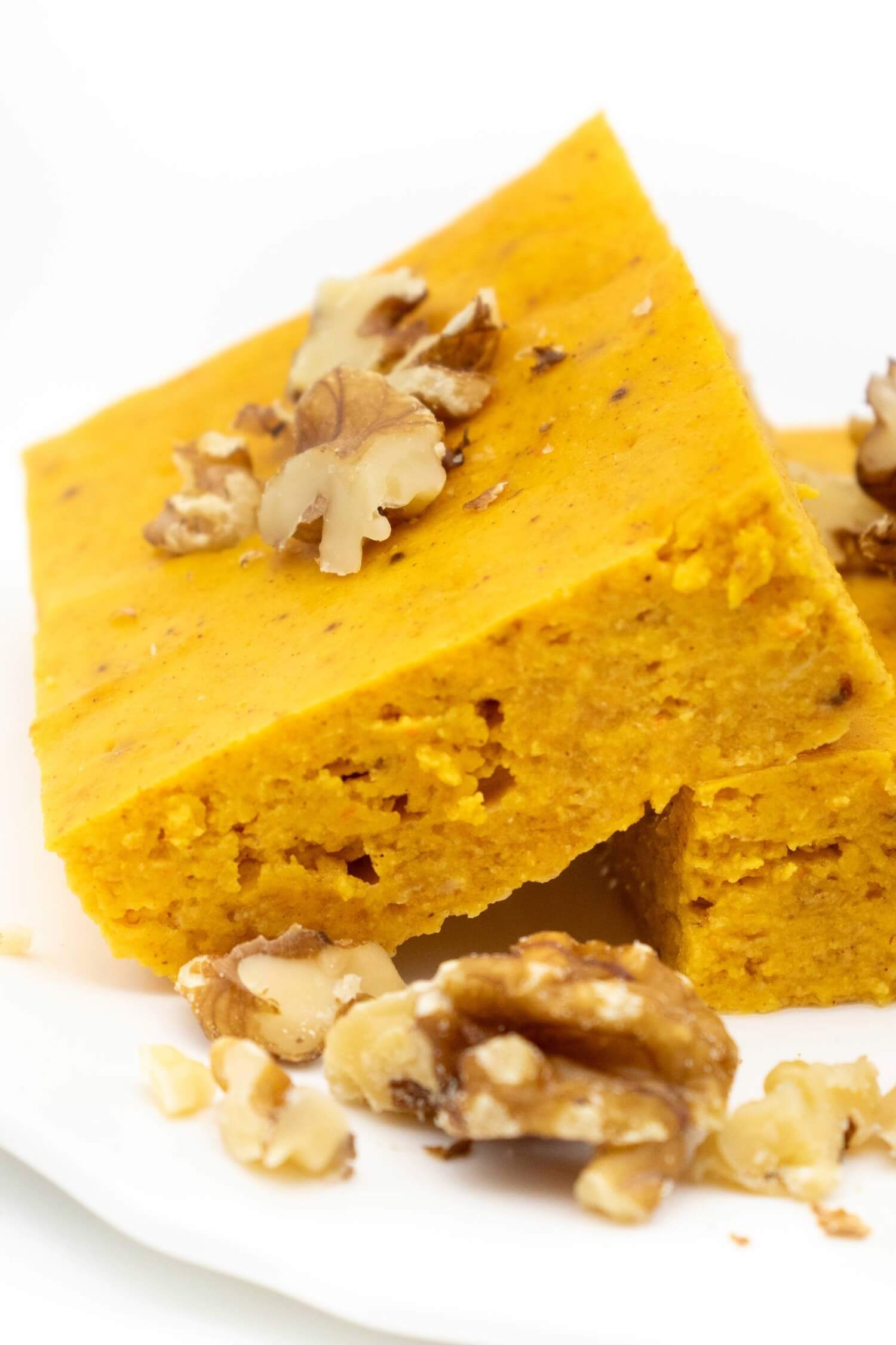 Kalorienarmer Kürbiskuchen vom Blech Rezept