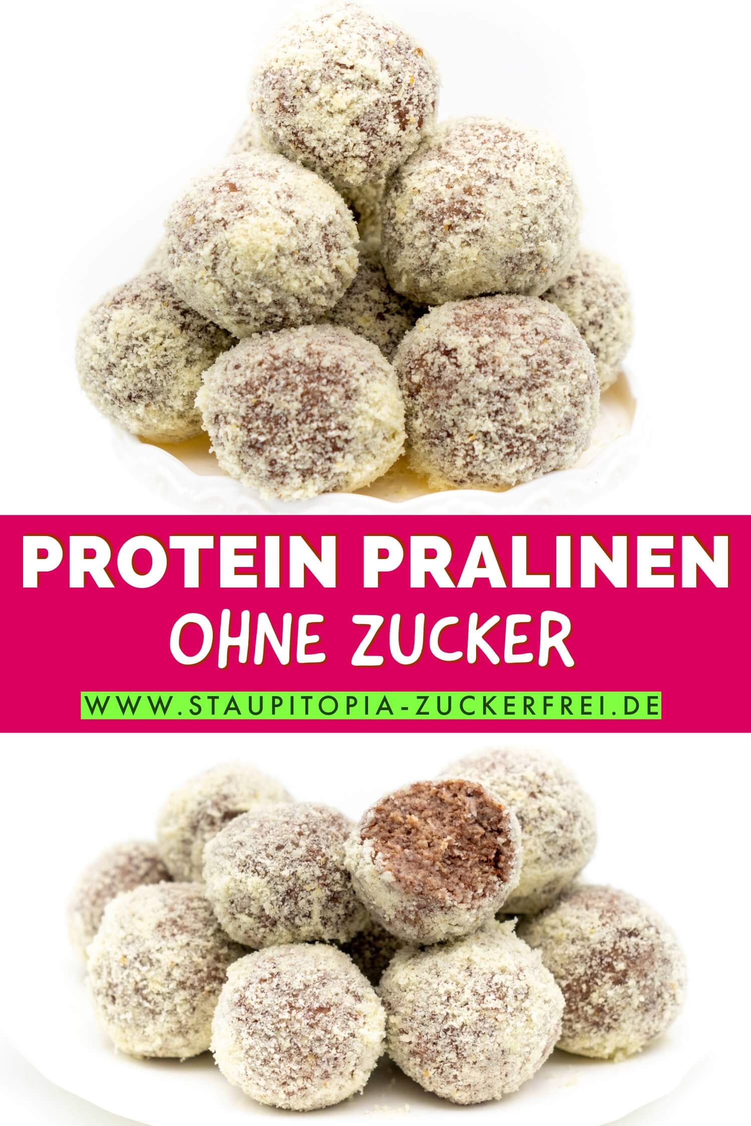 Low Carb Protein Pralinen Energy Balls Rezept