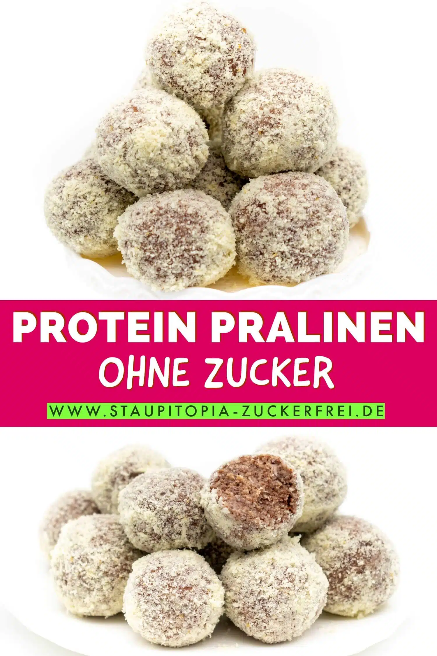 Low Carb Protein Pralinen Energy Balls Rezept
