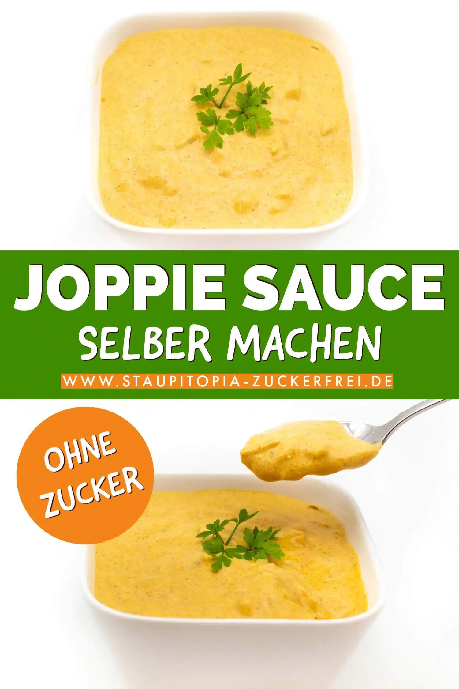Joppie Sauce Rezept ohne Zucker, gesund und einfach