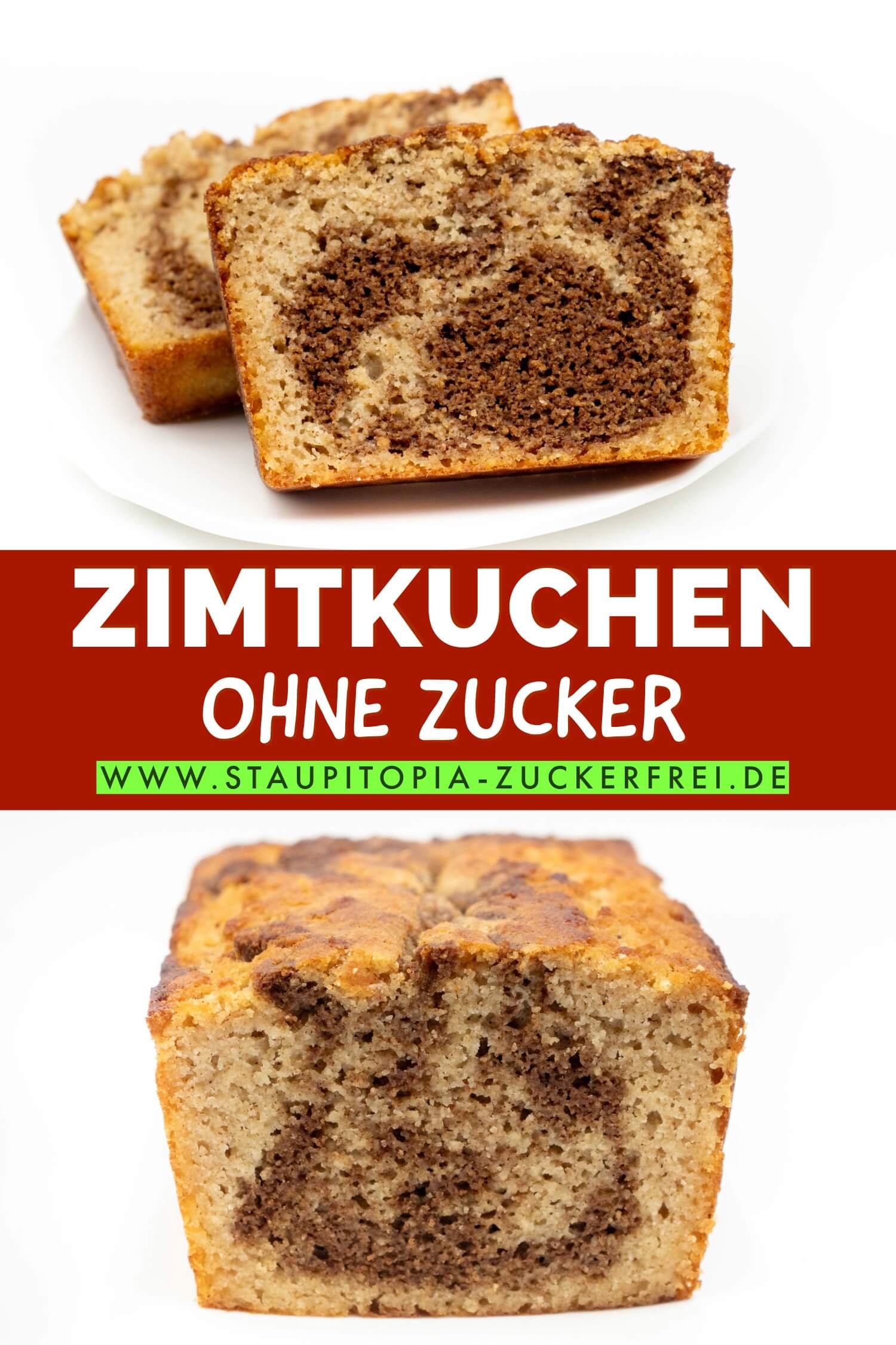 Keto Zimtkuchen ohne Zucker selber machen