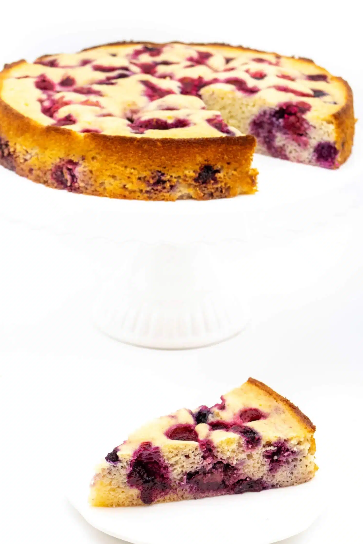 Quark Kuchen mit Beeren Rezept