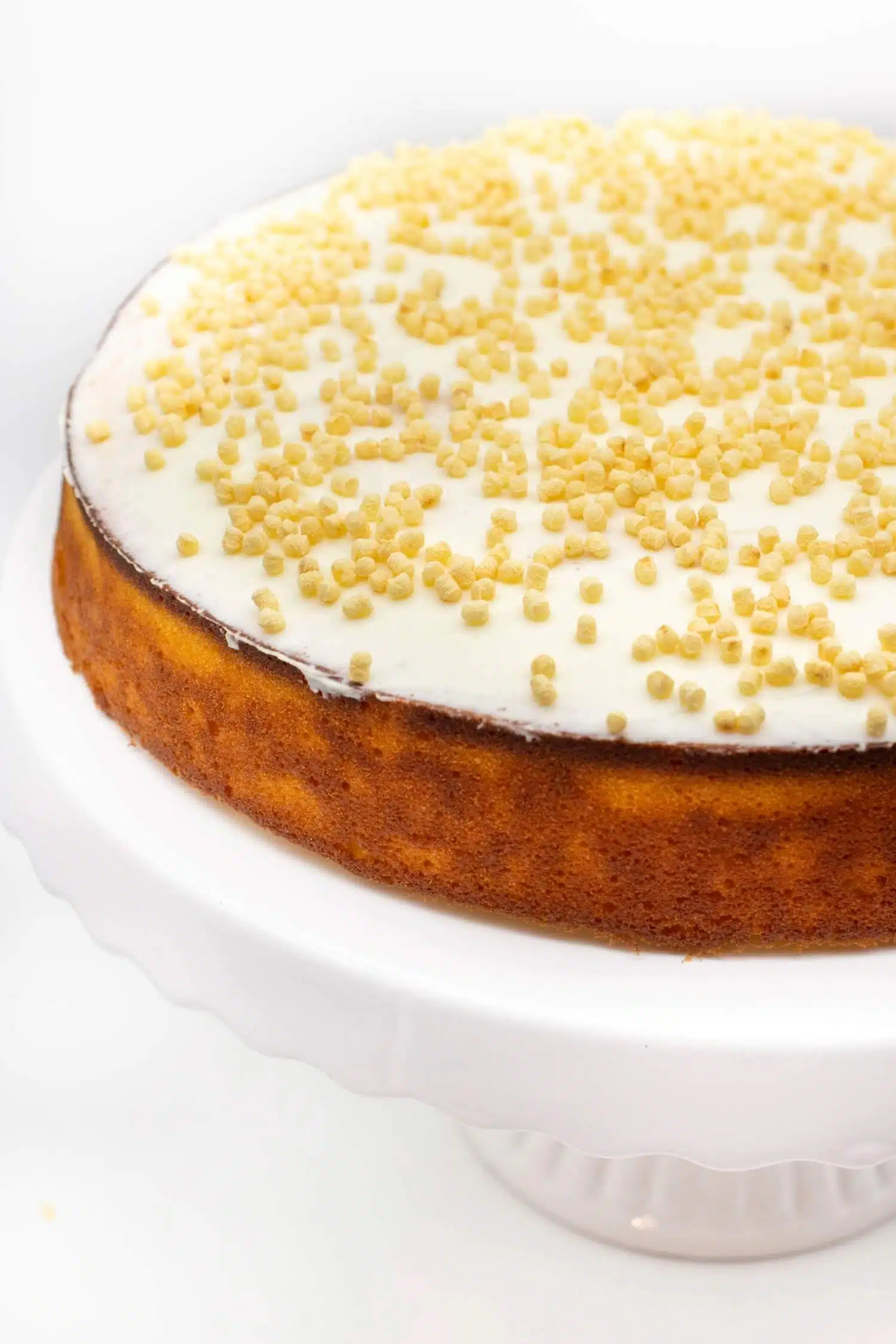 Zitronenkuchen mit Quark und Proteinpulver