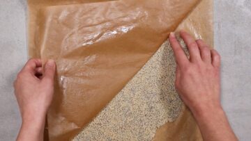 1-2-3 Brot ohne Zucker ausrollen